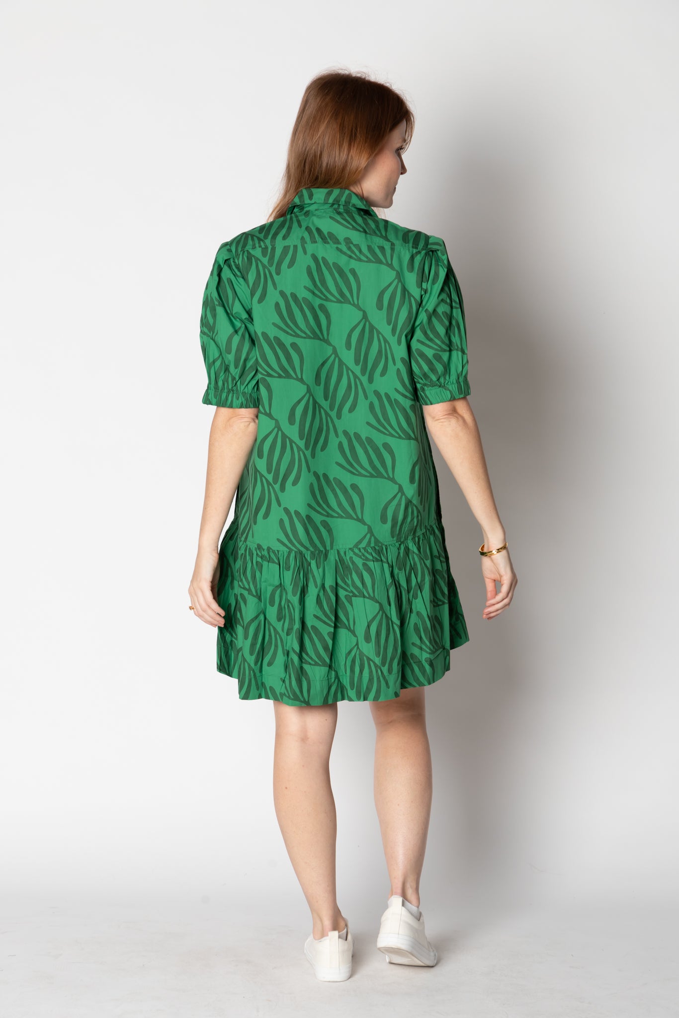 Itami Giverny Dress Verde Green