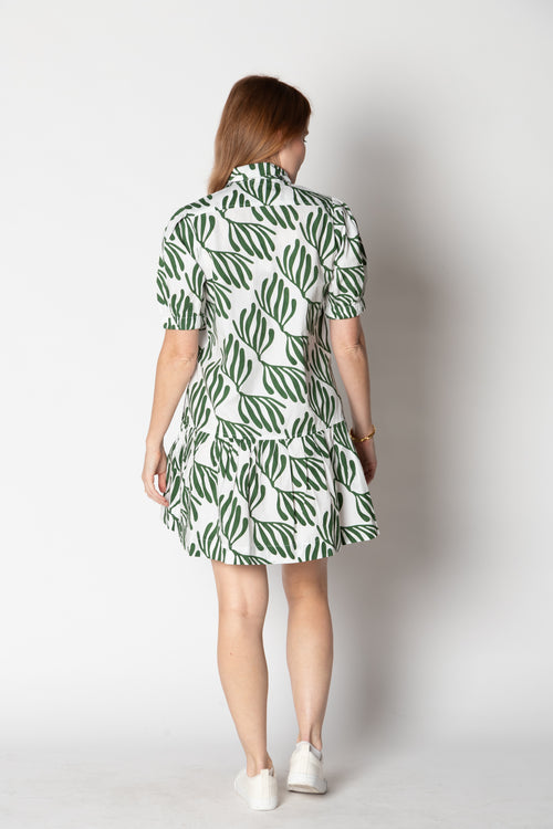 Itami Giverny Dress Verde White