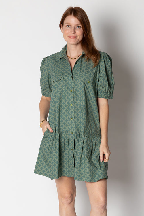 Itami Giverny Dress Lester Olive