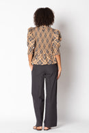Itami Liv Top Tartan Latte