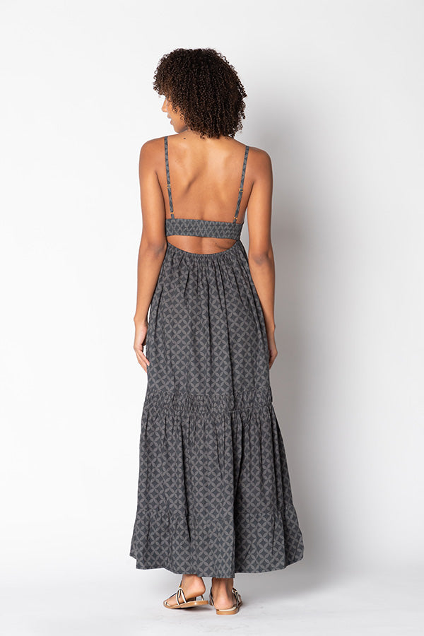 Itami Mariette Dress Lester Charcoal