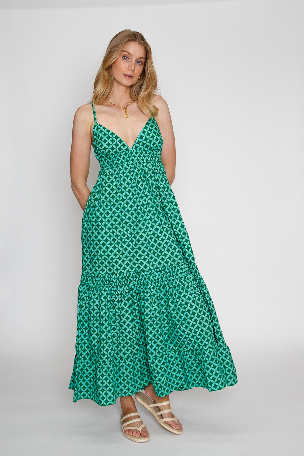 Itami Mariette Dress Lester Green
