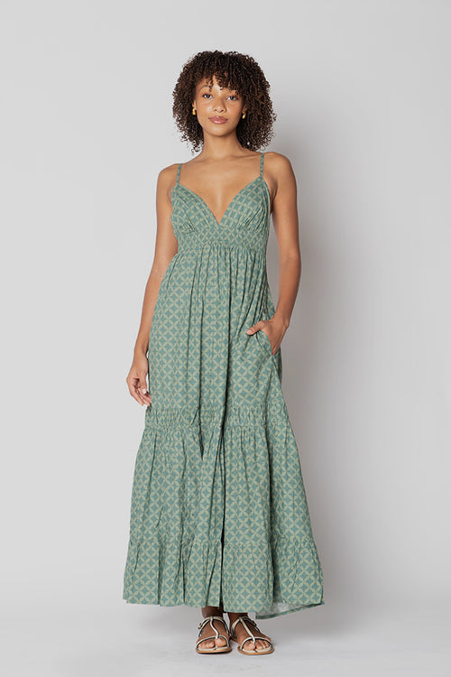 Itami Mariette Dress Lester Olive