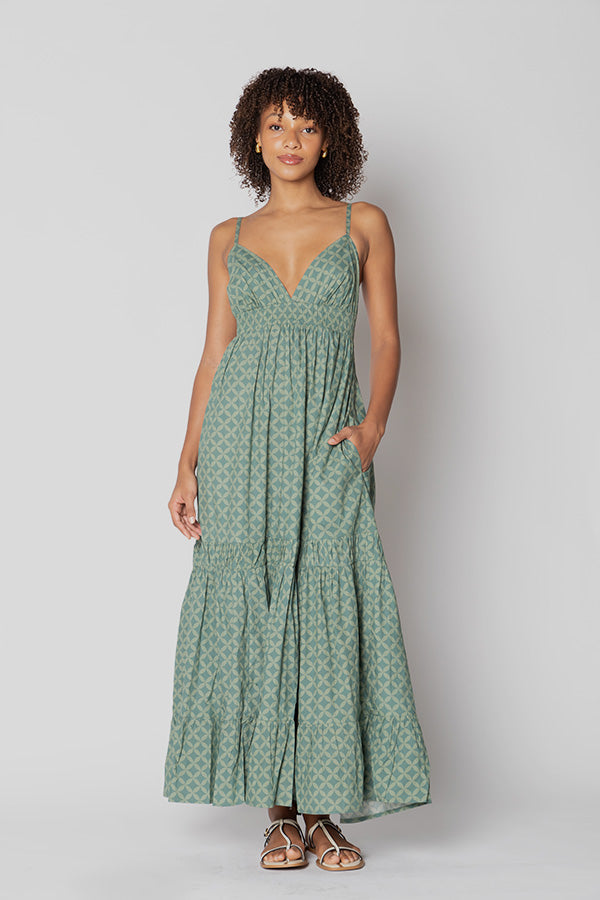 Itami Mariette Dress Lester Olive
