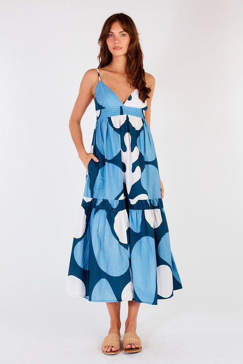 Itami Mariette Dress Negrita Blue