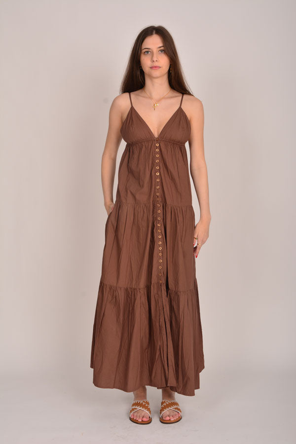 Itami Marini Dress Chocolate