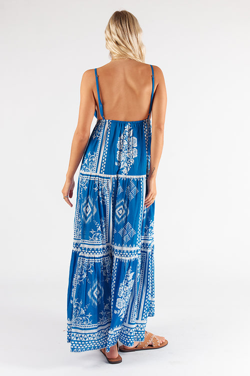 Itami Marini Dress Trujillo Blue