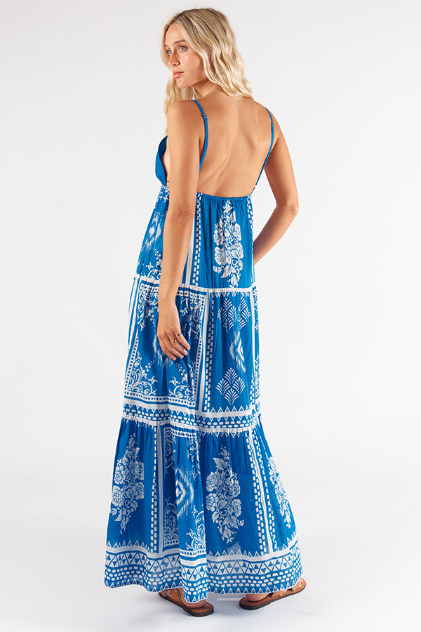 Itami Marini Dress Trujillo Blue