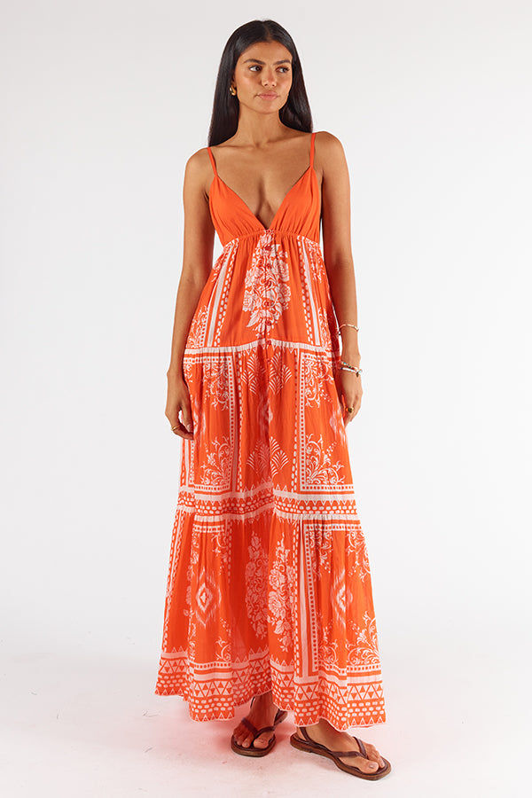 Itami Marini Dress Trujillo Orange