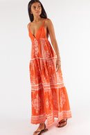 Itami Marini Dress Trujillo Orange