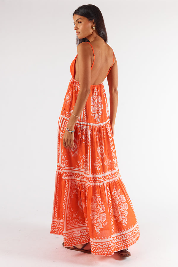Itami Marini Dress Trujillo Orange
