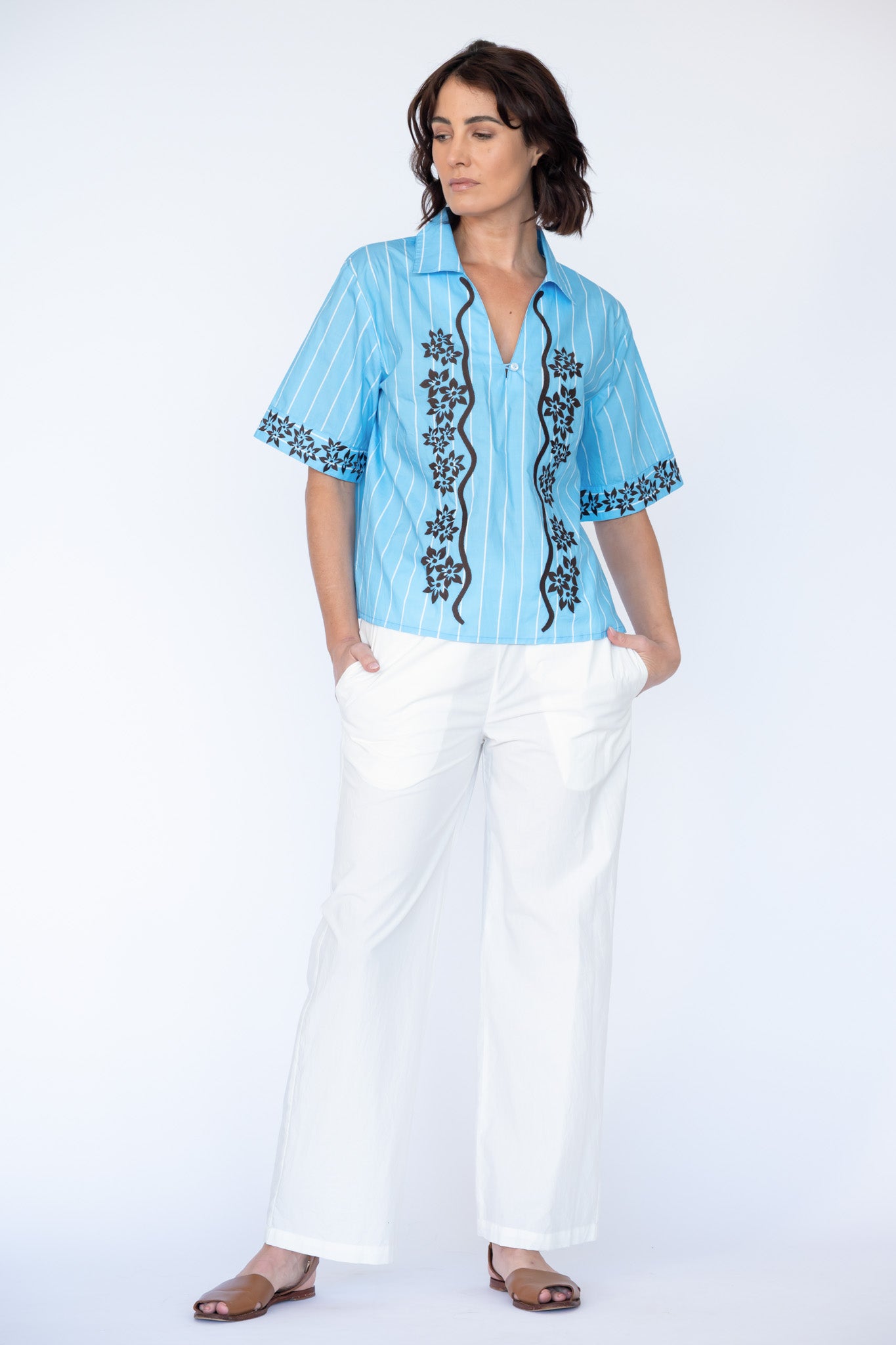 Itami Staple Pant White