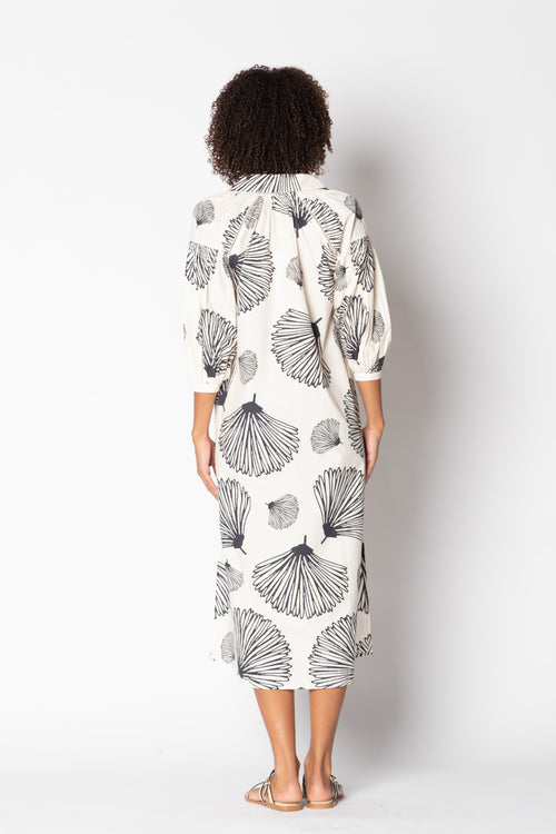 Itami Moussi LS Button Dress Natural
