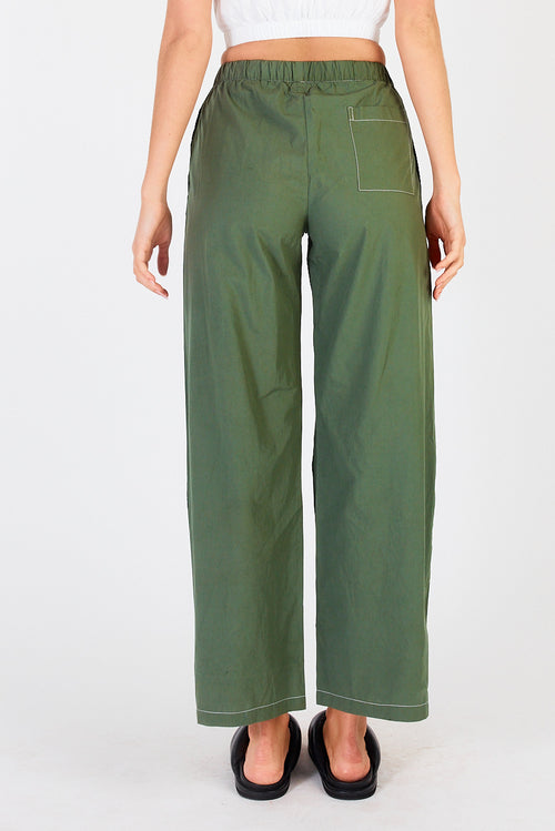 Itami Pamplone Contrast Pant Olive