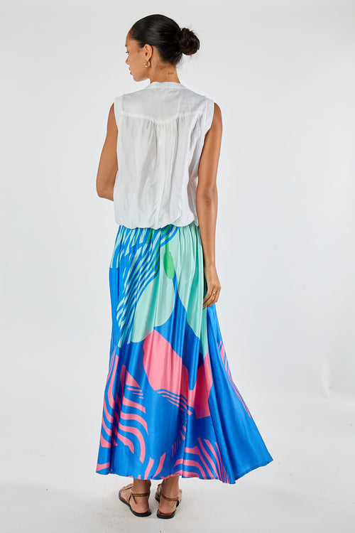 Itami Papillon Skirt Blue
