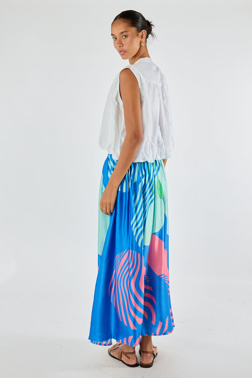 Itami Papillon Skirt Blue