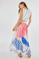Itami Papillon Skirt White