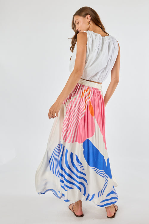 Itami Papillon Skirt White