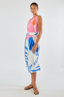 Itami Papillon Sleeveless Dress White