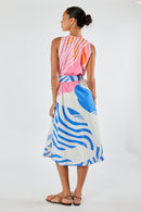 Itami Papillon Sleeveless Dress White