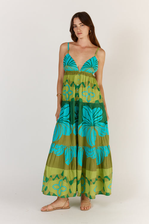Itami Pelota Dress Green