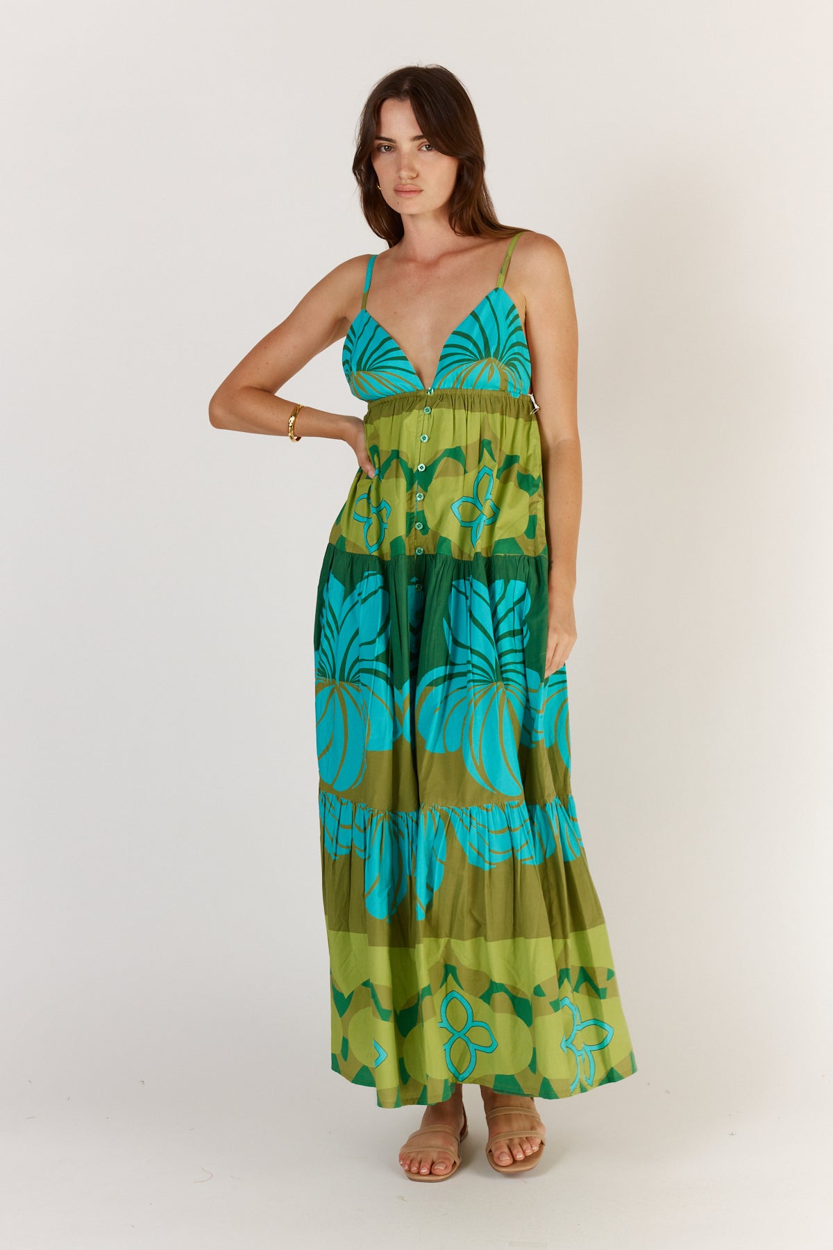 Itami Pelota Dress Green