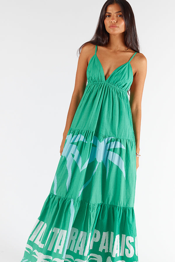 Itami Quillota Dress Green