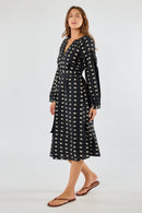 Itami Rocha Kaftan Black