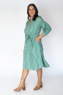 Itami Sakanto Kaftan ZigZag Sage