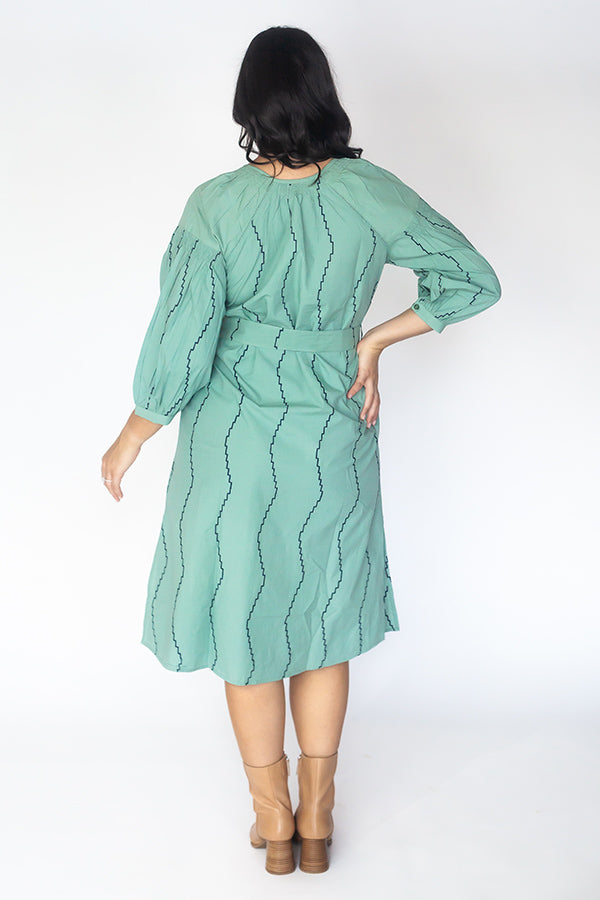 Itami Sakanto Kaftan ZigZag Sage