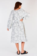 Itami Sakanto L/S Button Dress Flores Xanadu