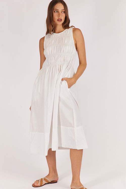 Itami Savane Dress White