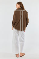 Itami Seashell Shirt Brown