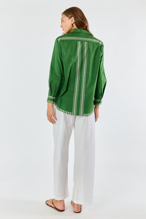 Itami Seashell Shirt Green