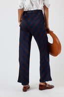 Itami Stripe Pant Navy