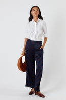 Itami Stripe Pant Navy