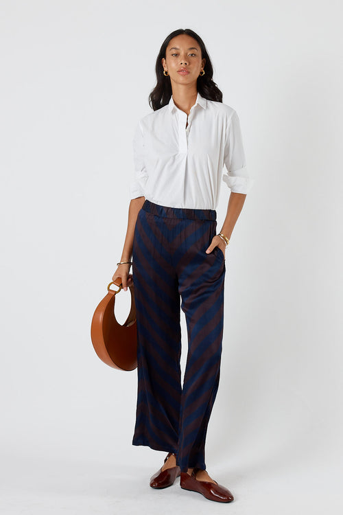 Itami Stripe Pant Navy