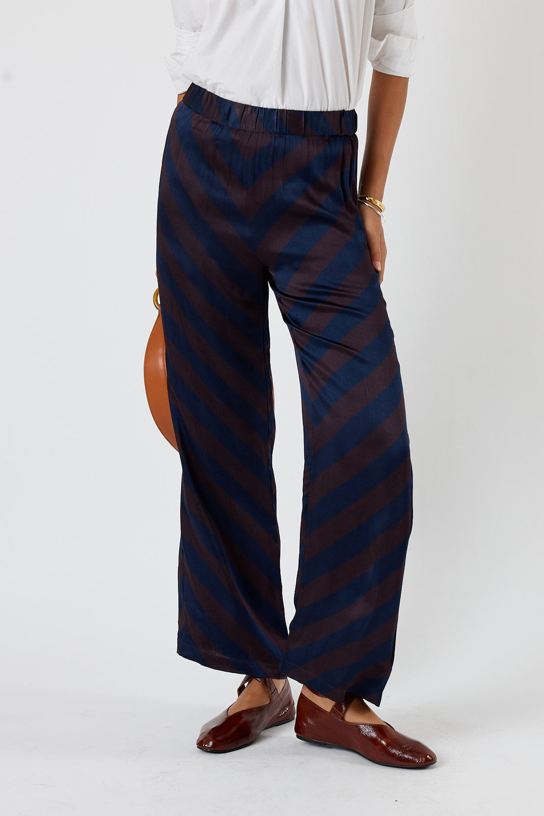 Itami Stripe Pant Navy