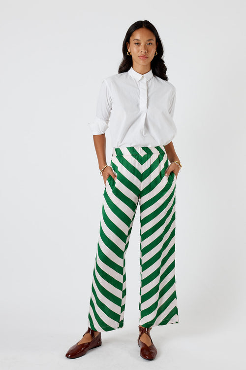 Itami Stripe Pant Olive