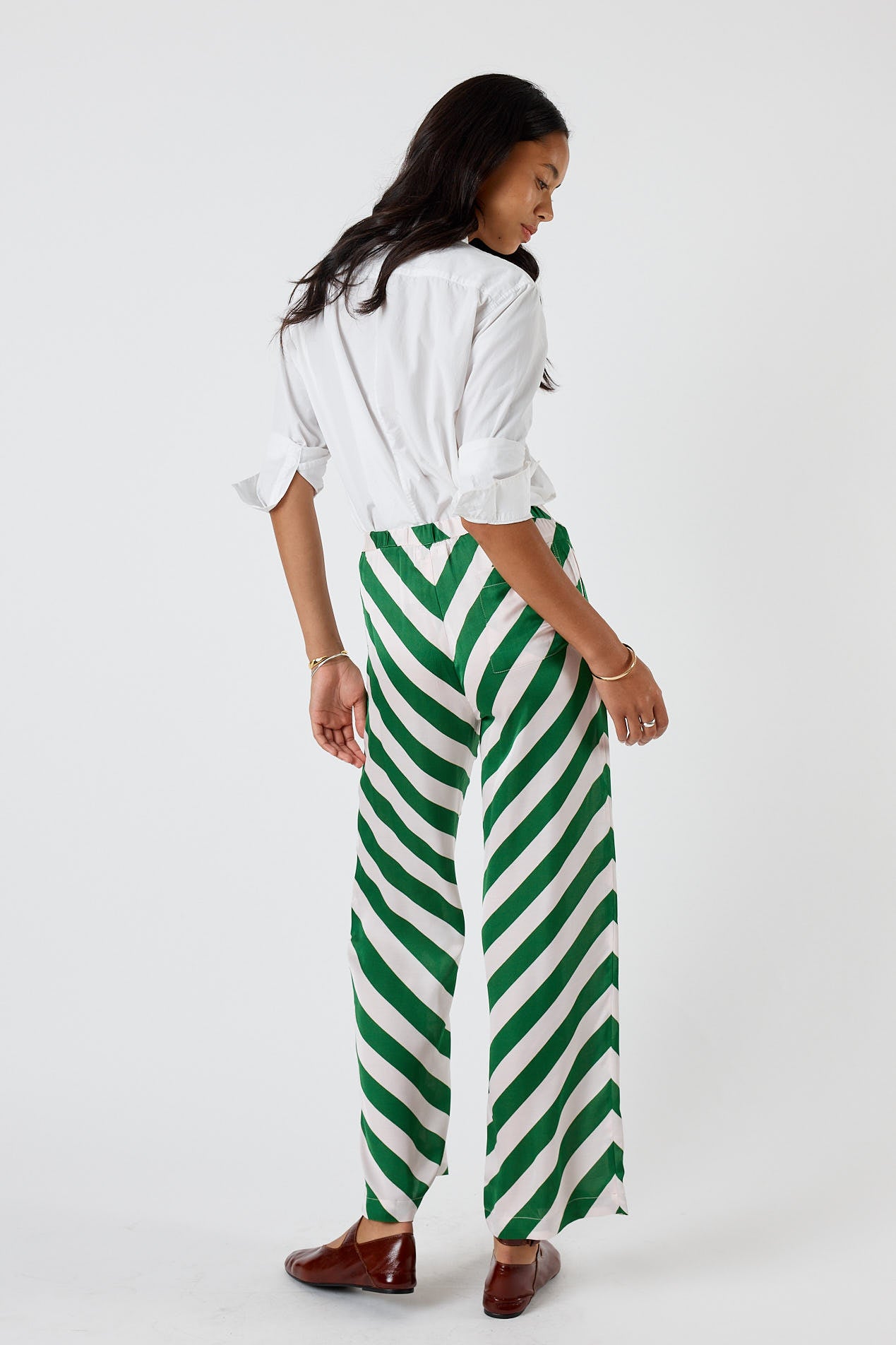 Itami Stripe Pant Olive