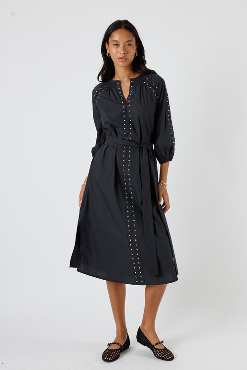 Itami Stud Dress Black