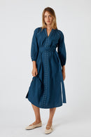 Itami Stud Dress Navy
