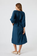 Itami Stud Dress Navy
