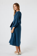 Itami Stud Dress Navy