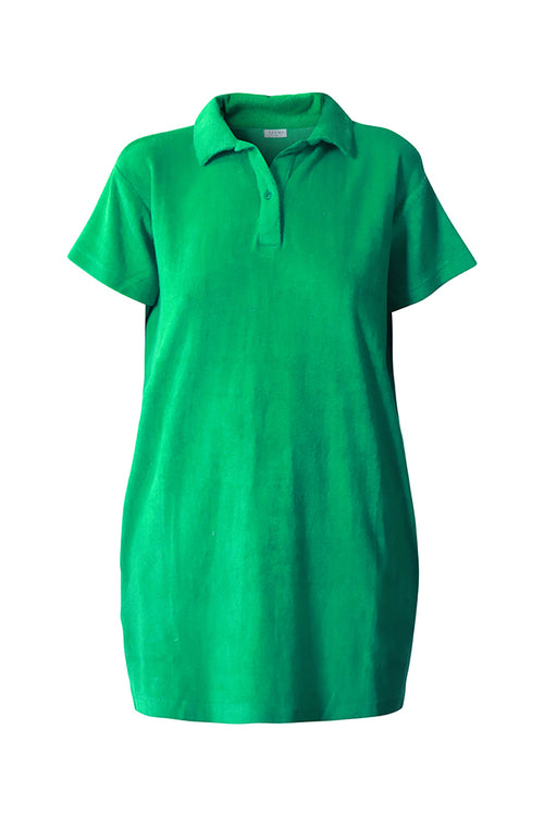 Itami Terri Towel Dress Emerald