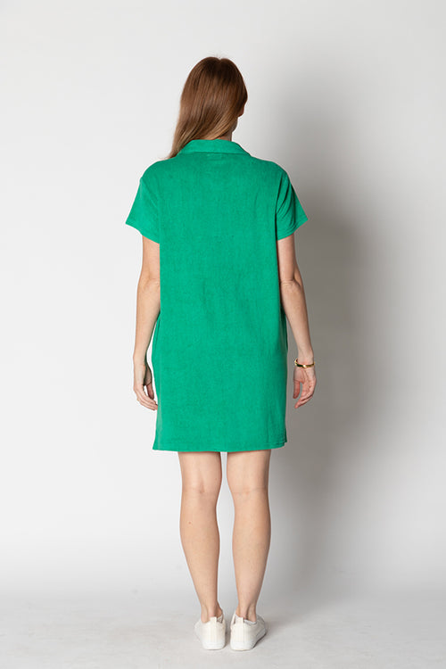 Itami Terri Towel Dress Emerald
