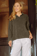 Itami Terri Long Sleeve Shirt Khaki