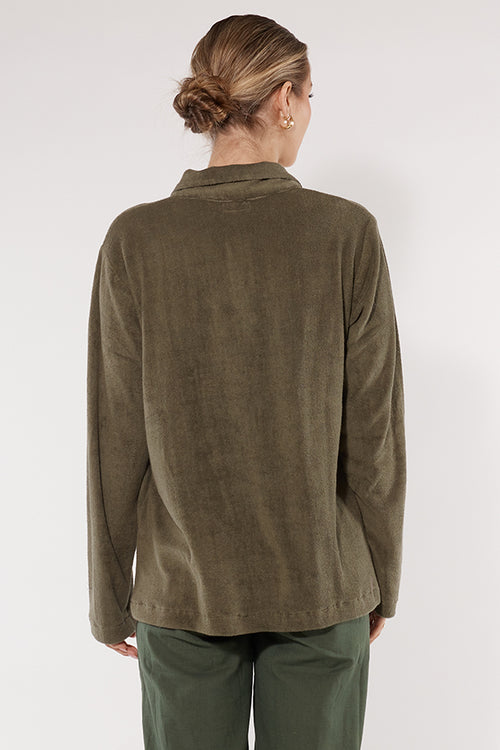 Itami Terri Long Sleeve Shirt Khaki