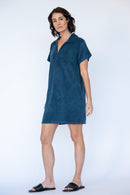 Itami Terri Zip Dress Navy