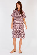 Itami Waylon S/S Dress ZigZag Pink
